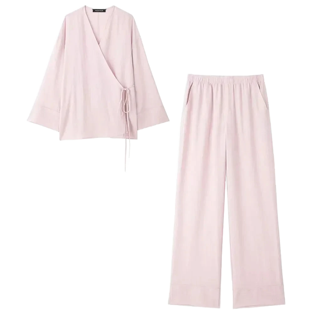 Amar™ Zimra - סט פיג'מת וינטג' לנשים