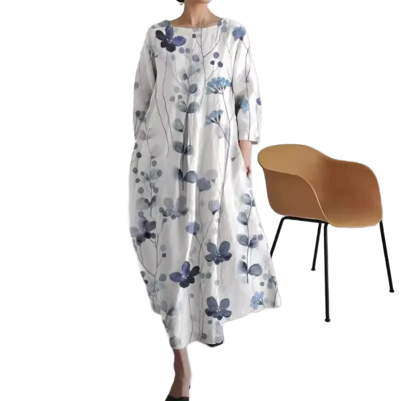 Amar™ Simcha - שמלת הדפס רחבה