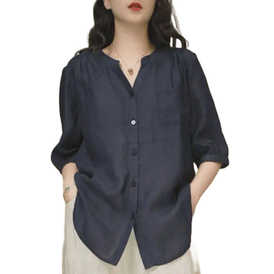 Amar™ Sarah - חולצת חצי שרוול עם מחשוף V