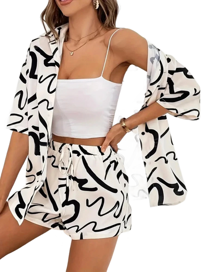 Amar™ Ziva - סט דו-חלקי מודפס