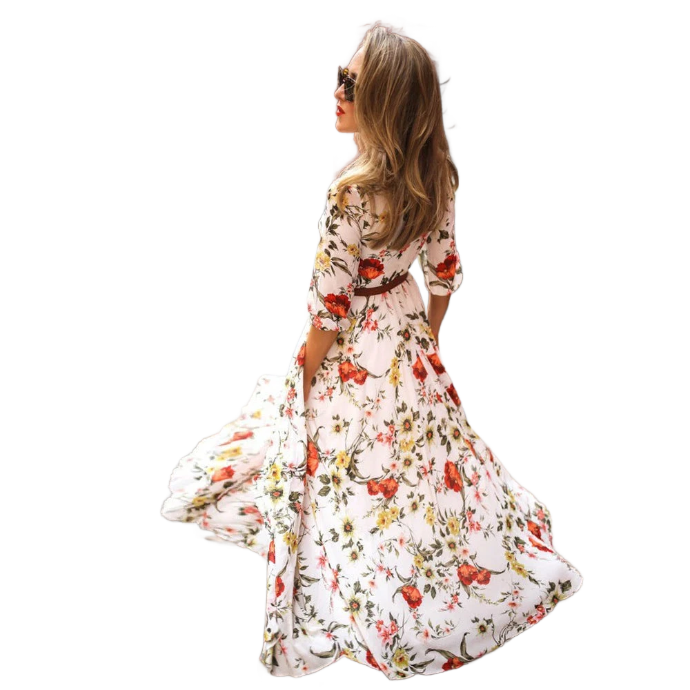 Amar™ Ophira - שמלת מקסי מחטבת ואלגנטית