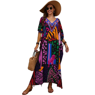 Amar™ Adi - שמלת כיסוי מקסימום חוף בוהו