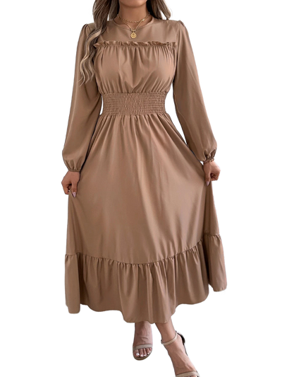 Amar™ Ronit - שמלת חורף סתיו אלגנטית ומחמיאה