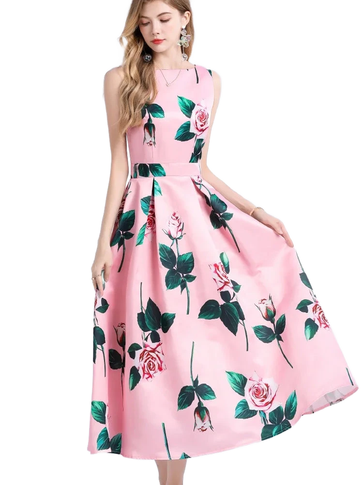 Amar™ Zohar - שמלת קיץ פרחונית אלגנטית