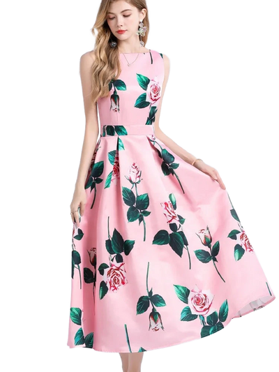 Amar™ Zohar - שמלת קיץ פרחונית אלגנטית