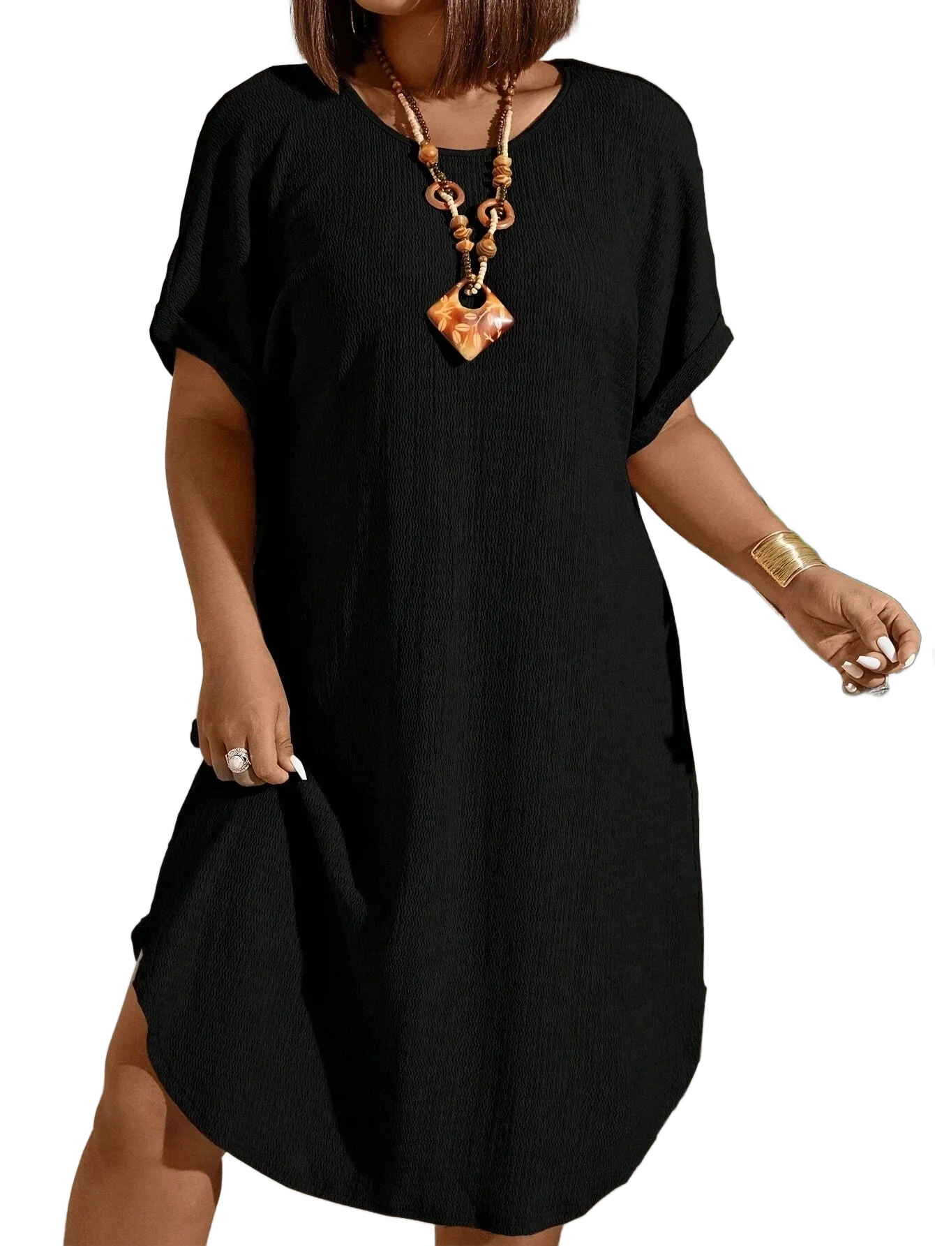 Amar™ Maya - שמלה עם שרוולים קצרים