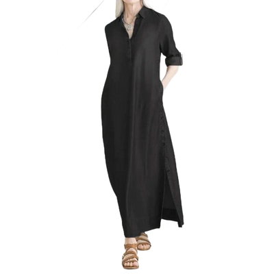 Amar Malka - שמלת ג'ינס מקסי נשית ומרשימה