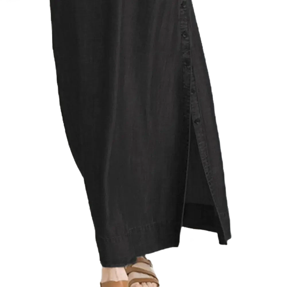 Amar Malka - שמלת ג'ינס מקסי נשית ומרשימה