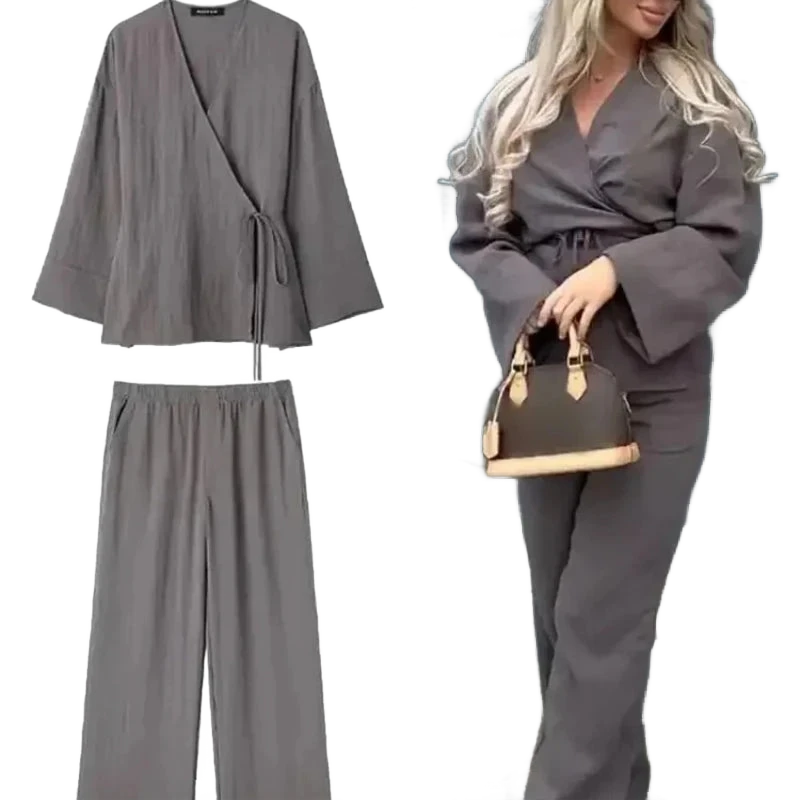 Amar™ Zimra - סט פיג'מת וינטג' לנשים