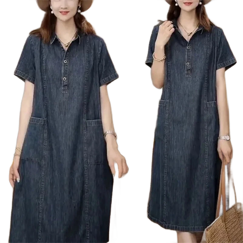 Amar™ Carmela - שמלת ג'ינס קצרה מושלמת לקיץ