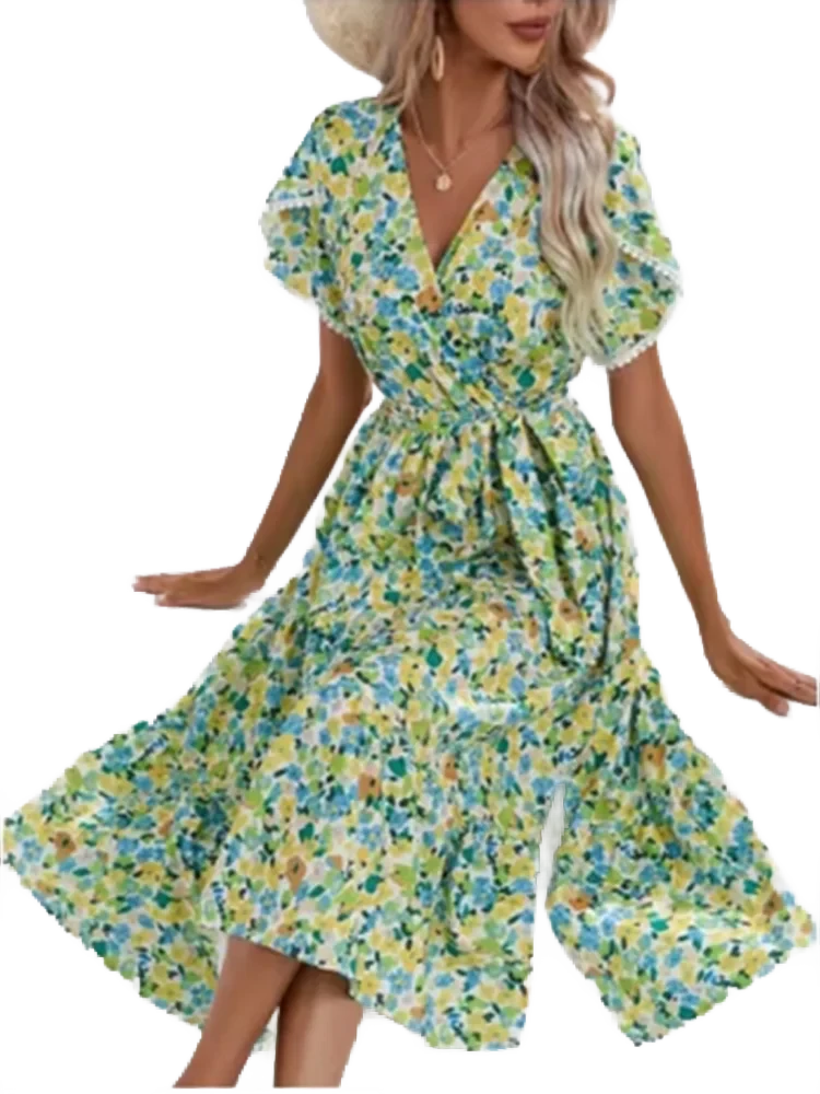 Amar™ Galit - שמלת בוהו פרחונית