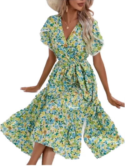 Amar™ Galit - שמלת בוהו פרחונית