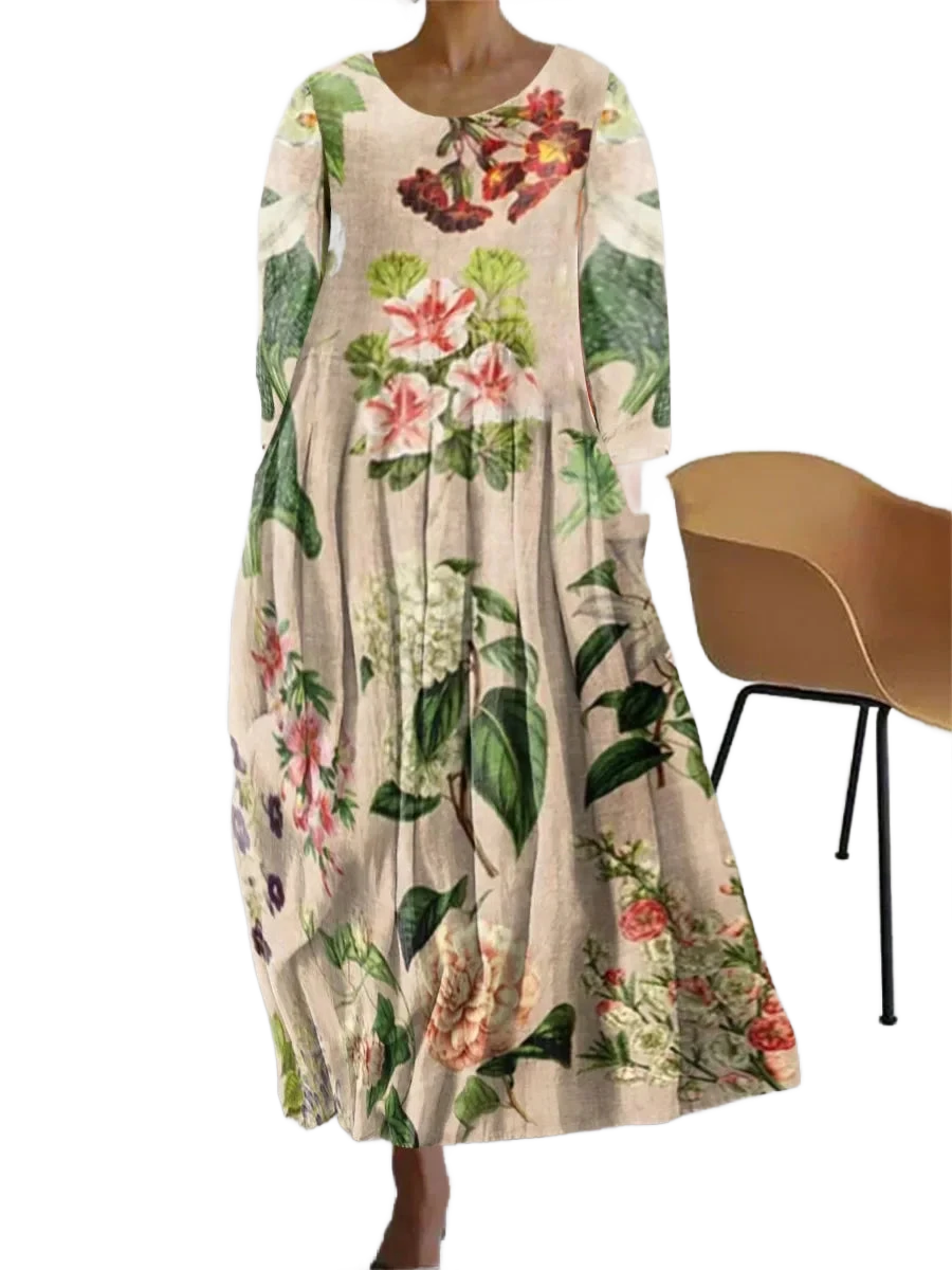 Amar™ Orly – שמלת קיץ רחבה בהדפס