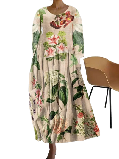 Amar™ Orly – שמלת קיץ רחבה בהדפס