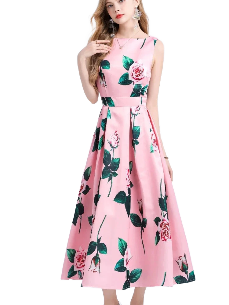 Amar™ Zohar - שמלת קיץ פרחונית אלגנטית