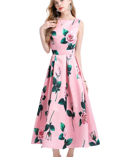 Amar™ Zohar - שמלת קיץ פרחונית אלגנטית