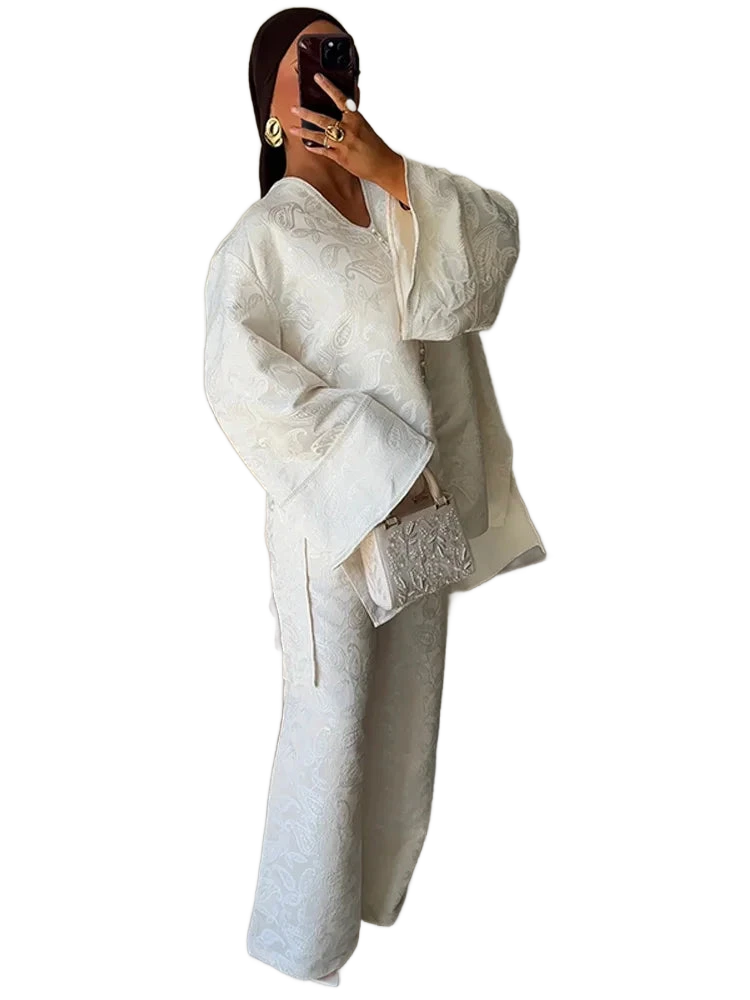 Amar™ Rinat - סט חליפת ג'קארד לנשים