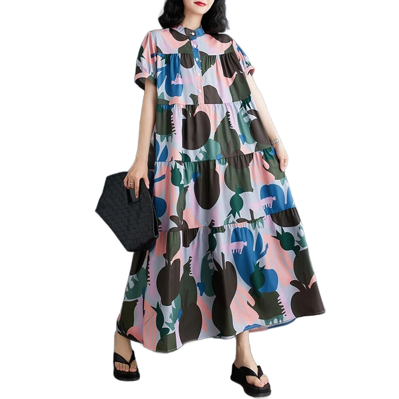 Amar™ Atara - שמלת בוהו שיק קייצית ורחבה