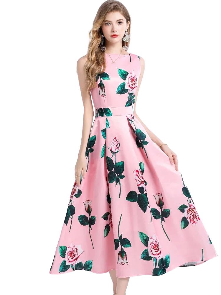 Amar™ Zohar - שמלת קיץ פרחונית אלגנטית