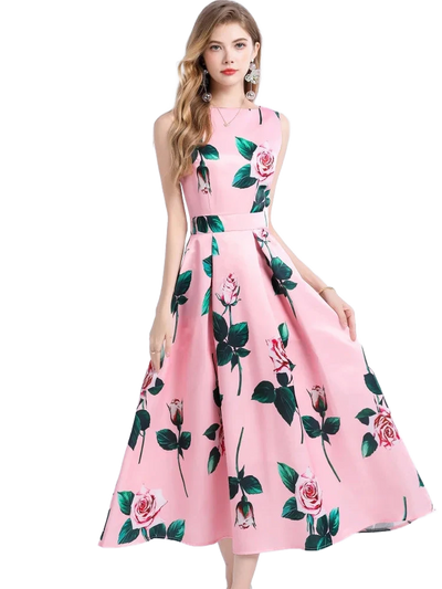 Amar™ Zohar - שמלת קיץ פרחונית אלגנטית