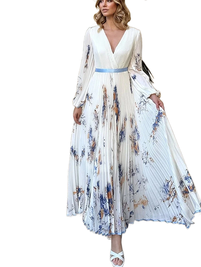 Amar™ Lila - שמלות מקסי בדי פרחים בוהו