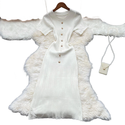 Amar™ Malka - שמלת קיץ סרוגה אלגנטית