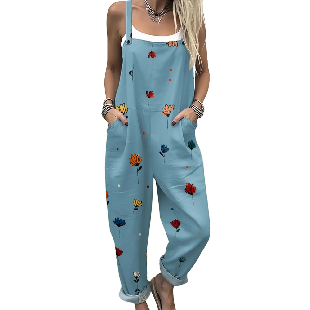 Amar Atara - אוברול פרחוני צבעוני וכובש