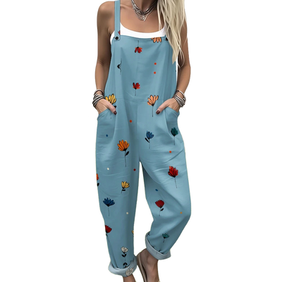 Amar Atara - אוברול פרחוני צבעוני וכובש