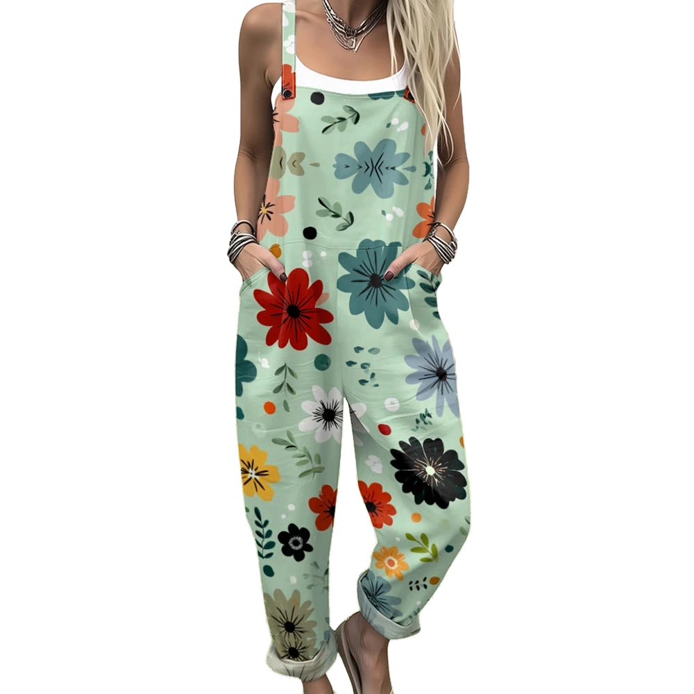 Amar Atara - אוברול פרחוני צבעוני וכובש