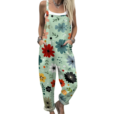 Amar Atara - אוברול פרחוני צבעוני וכובש