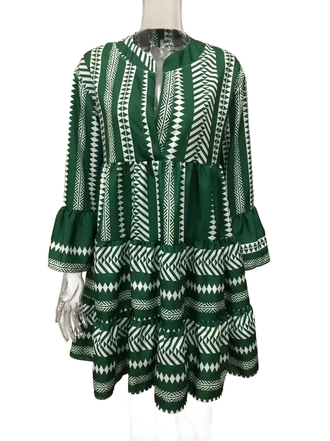 Amar™ Michal - שמלת מידי מודפסת