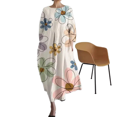 Amar™ Zohar - שמלת מקסי פרחונית