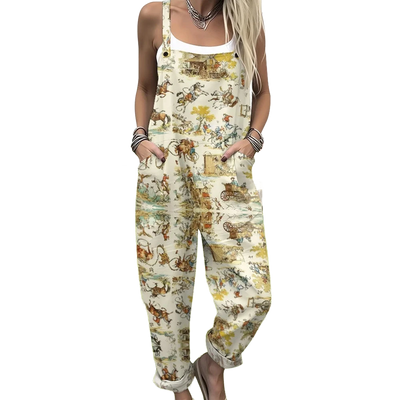 Amar Ronit - אוברול פרחוני בוהו שיק לנשים