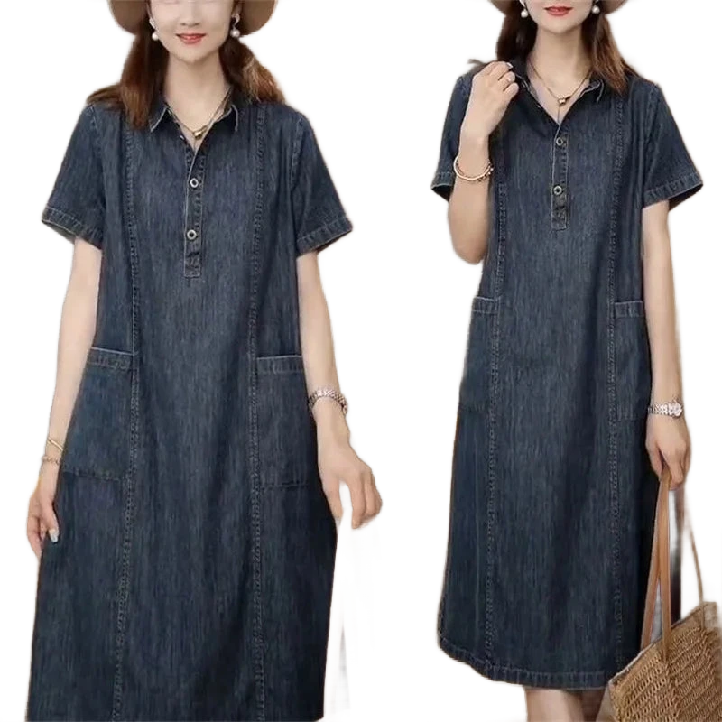 Amar™ Carmela - שמלת ג'ינס קצרה מושלמת לקיץ