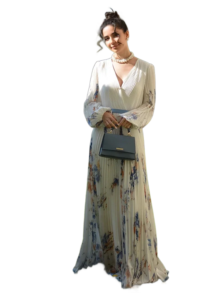 Amar™ Lila - שמלות מקסי בדי פרחים בוהו