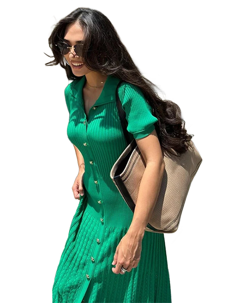 Amar™ Levona - שמלת סריג אלגנטית