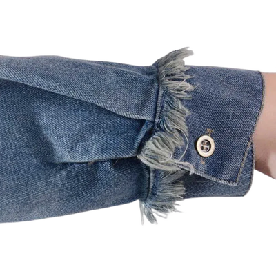 Amar Ora - שמלת ג'ינס רחבה עם כיסים