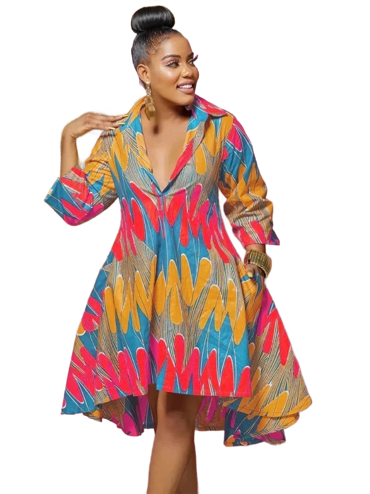 Amar™ Ziva - שמלת הדפס גוו