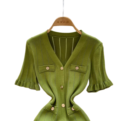 Amar™ Gal - שמלה סרוגה אלגנטית