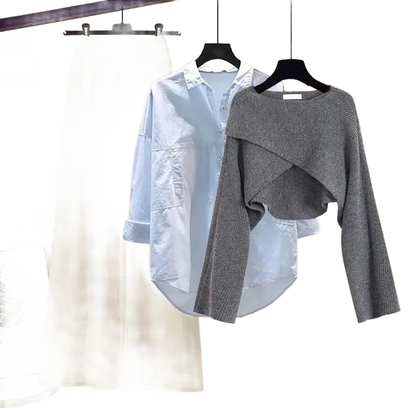 Amar™ Liora - סט תלת-חלקי נוח ורך עם שרוולים ארוכים