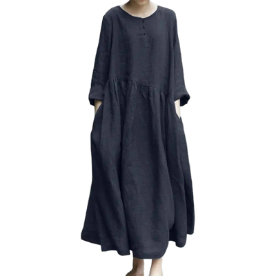 Amar Liora - שמלת מקסי כותנה פשתן נושמת