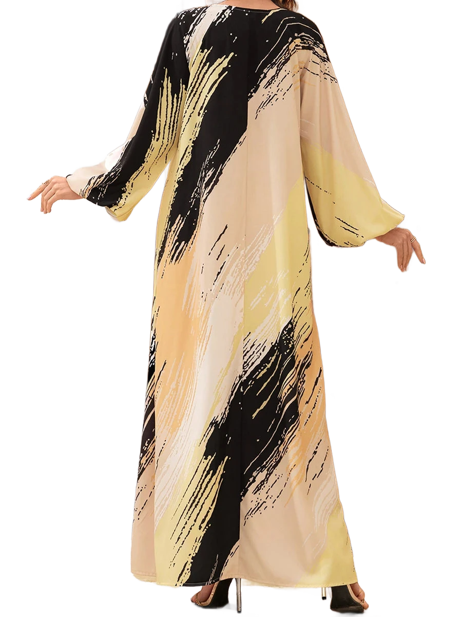 Amar™ Ronit - שמלת מקסי פרחונית אלגנטית