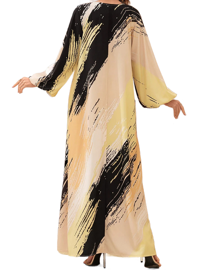 Amar™ Ronit - שמלת מקסי פרחונית אלגנטית