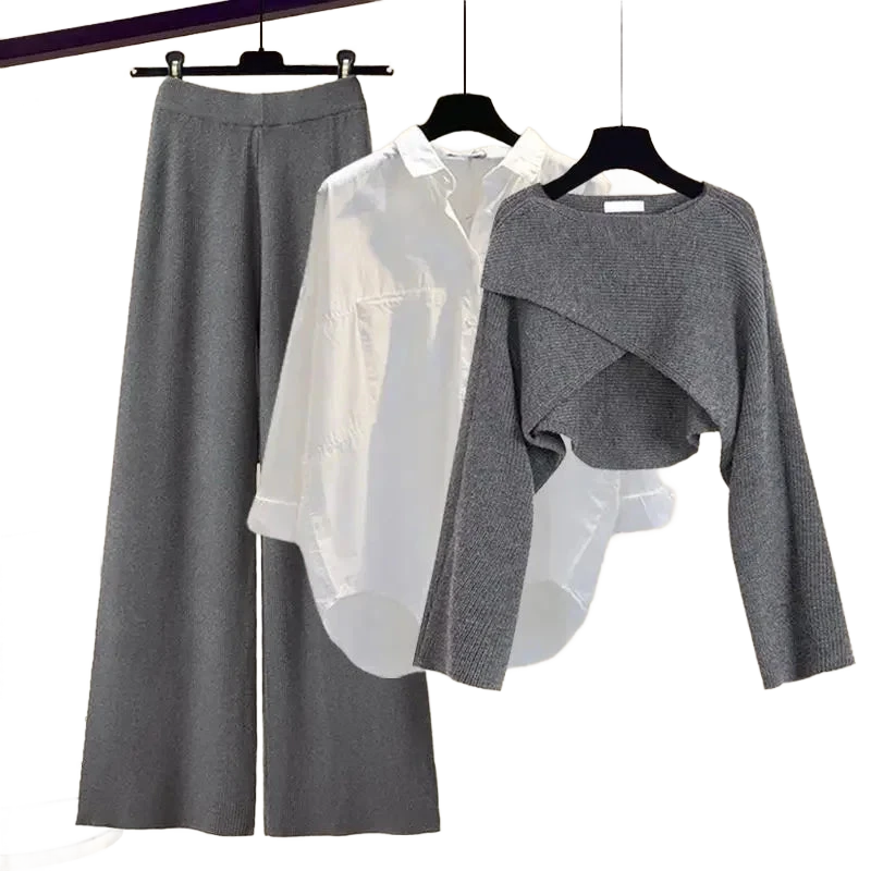 Amar™ Liora - סט תלת-חלקי נוח ורך עם שרוולים ארוכים