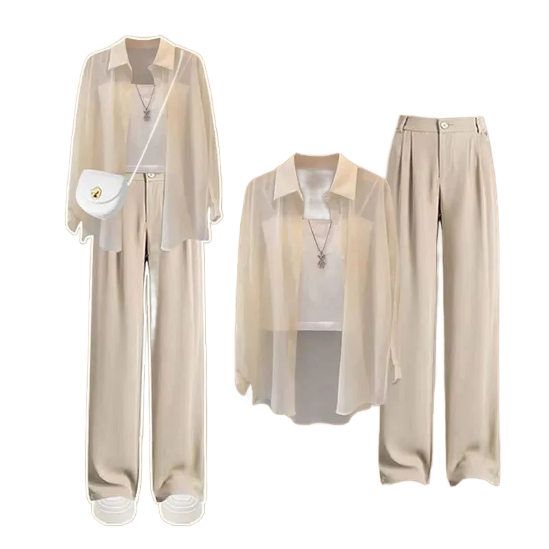 Amar™ Miriam - סט תלת-חלקי נוח ורך עם שרוולים ארוכים