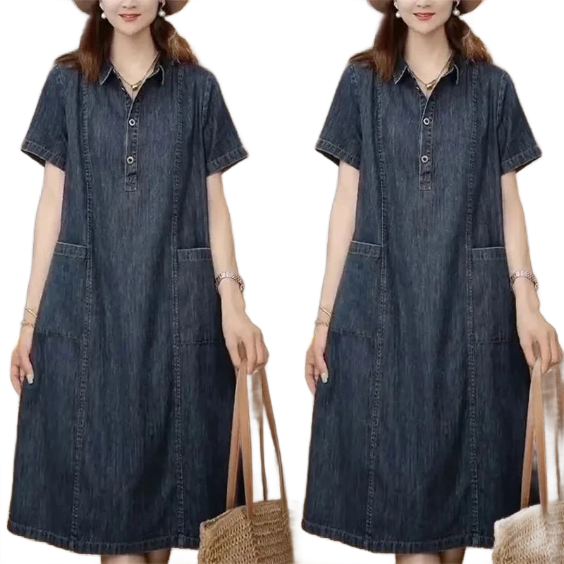 Amar™ Carmela - שמלת ג'ינס קצרה מושלמת לקיץ