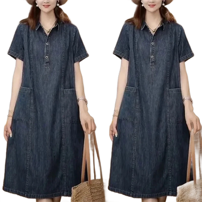 Amar™ Carmela - שמלת ג'ינס קצרה מושלמת לקיץ