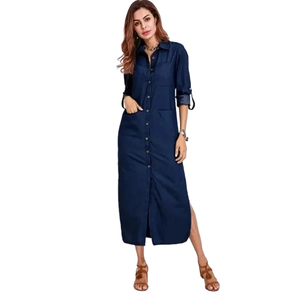 Amar Yehudit - שמלת ג’ינס קלאסית מחמיאה