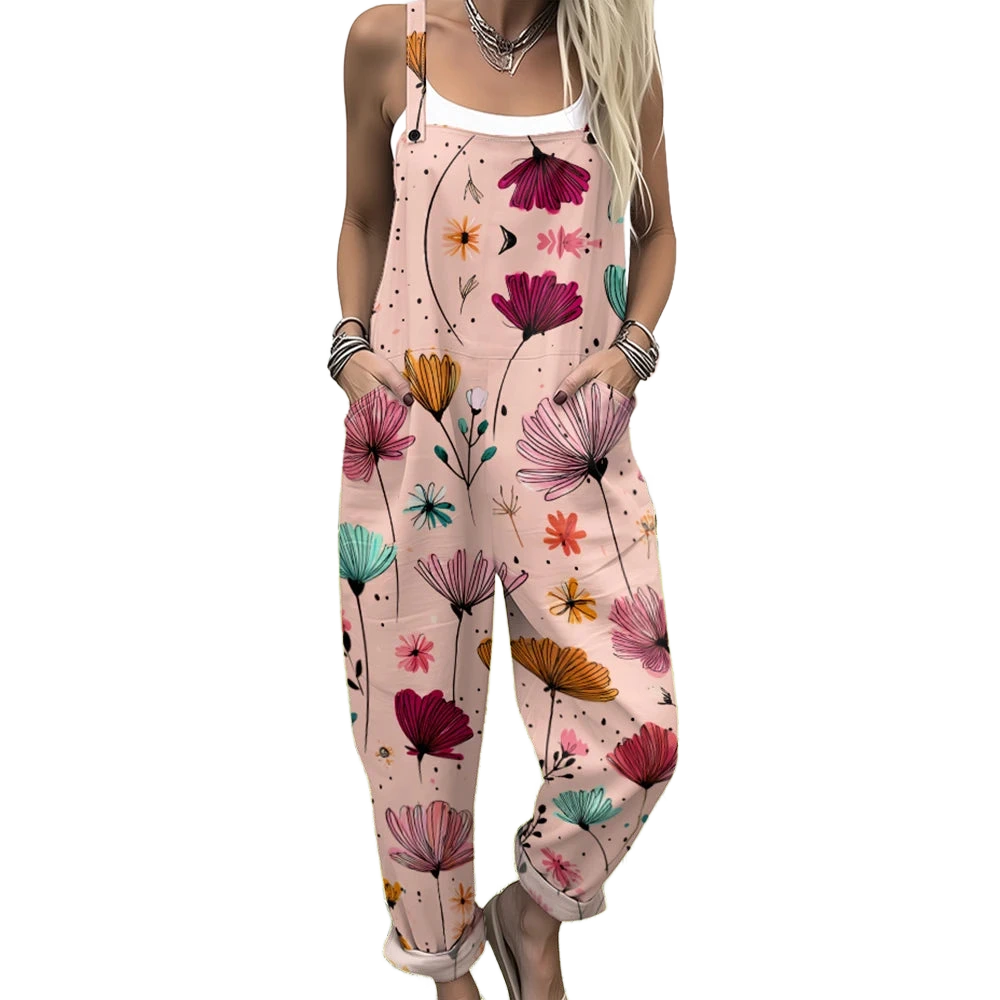 Amar Atara - אוברול פרחוני צבעוני וכובש