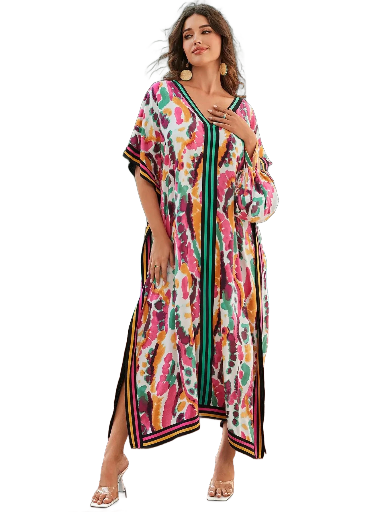 Amar™ Maya - שמלת קאפטן לנשים במידות גדולות